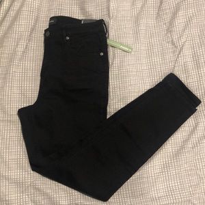NWT Frank and Oak black Debbie skinny jeans